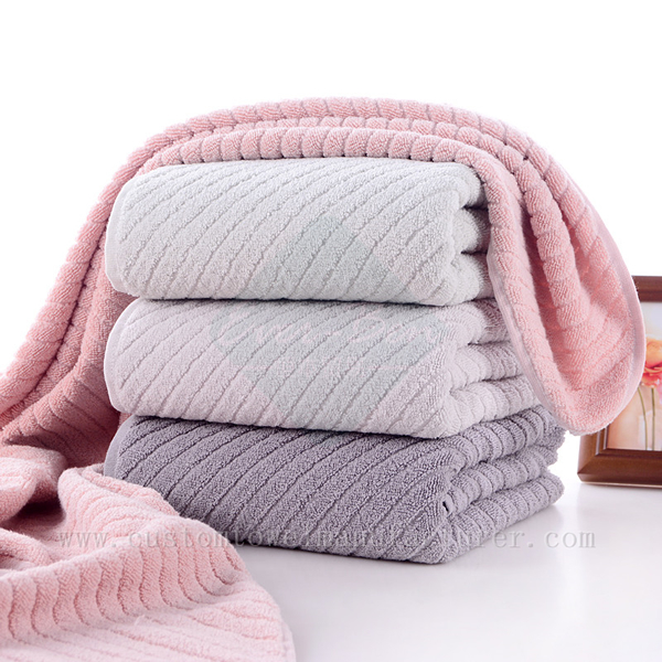 China Bulk striped towels Manufacturer